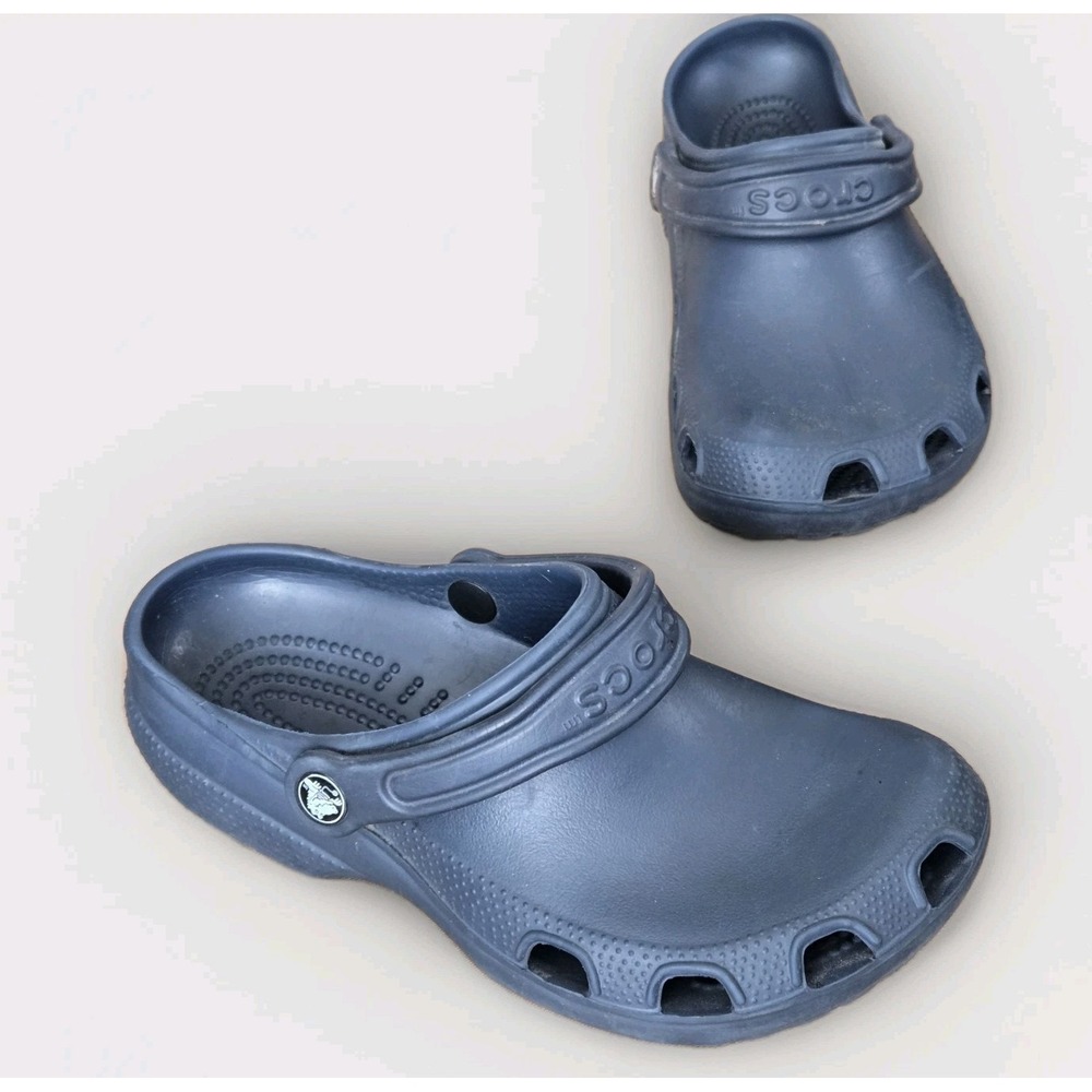 Crocs Classic Clog Stone Blue M6 W8 Slip On Comfort Casual Lightweight Everyday